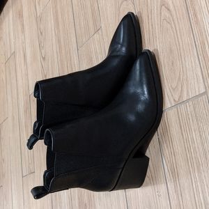 STEVE MADDEN Audience Black Leather